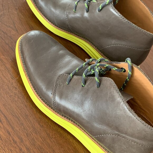 Cole Haan Men's Grand OS Chukka book - Grey and key lime - Picture 10 of 16